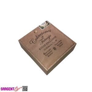 Tatuaje Event Exclusive Empty Wooden Cigar Box 5.25x5.5x2